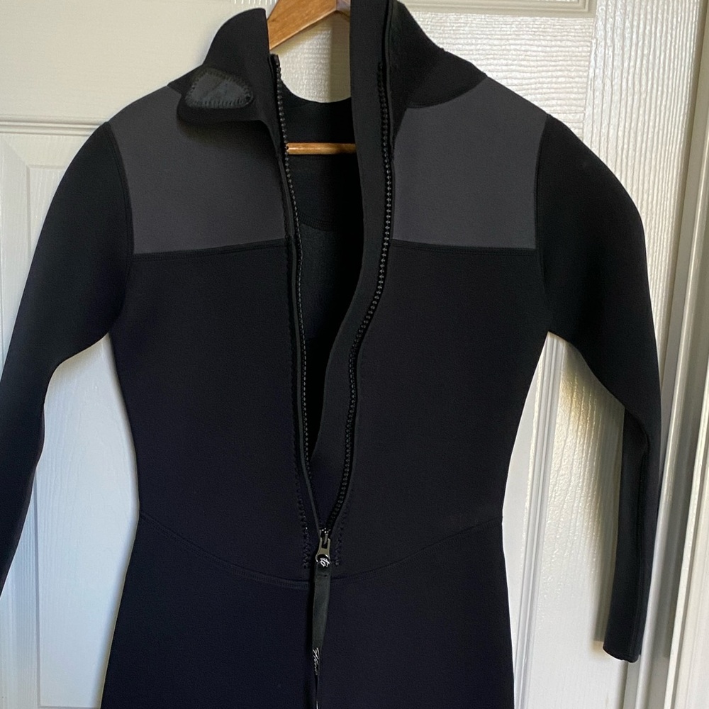 Hevto Women’s Wetsuit  3/2mm Neoprene WetSuit Back Zipper Surfing Diving - Picture 7 of 8